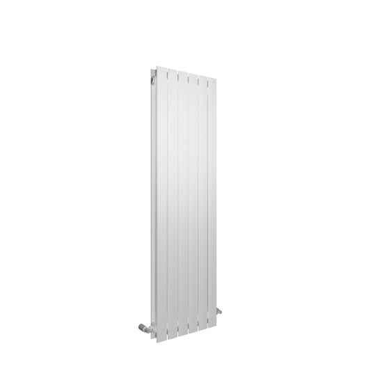 H1600mm x W544mm Double Flat Panel White Vertical Designer Radiator