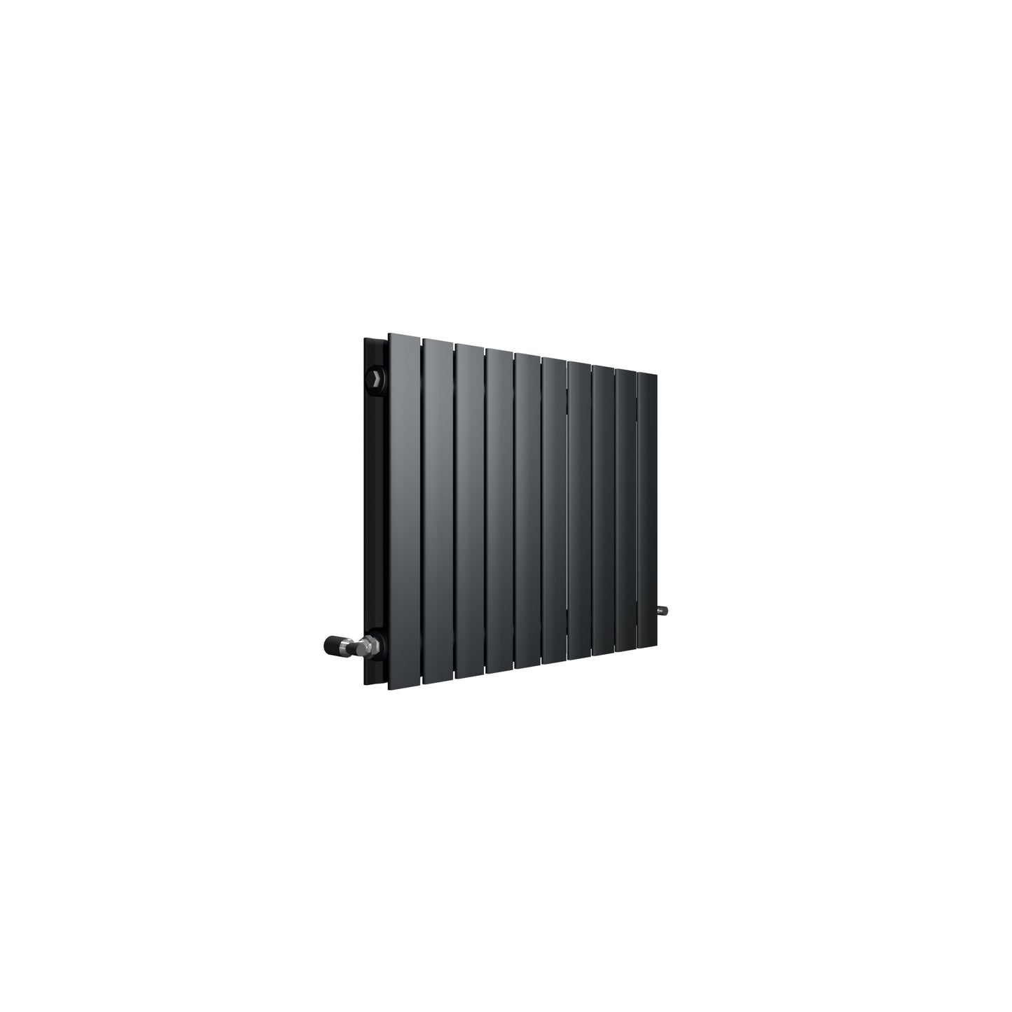 H600mm x W1156mm Double Flat Panel Anthracite Horizontal Designer Radiator