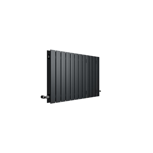 H600mm x W1020mm Double Flat Panel Anthracite Horizontal Designer Radiator