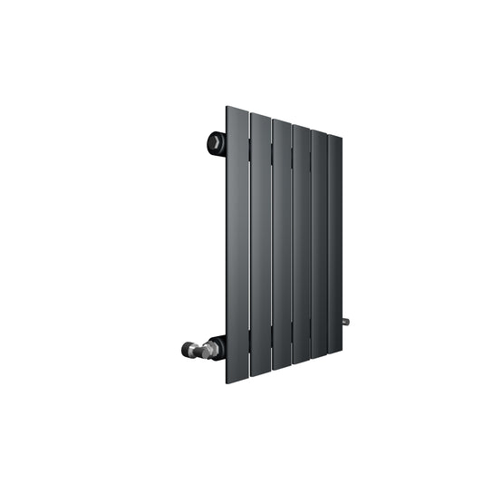 H600mm x W1428mm Single Flat Panel Anthracite Horizontal Designer Radiator