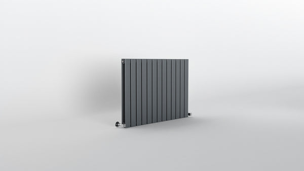 H600mm x W884mm Double Flat Panel Anthracite Horizontal Designer Radiator