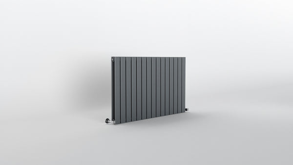 H600mm x W1020mm Double Flat Panel Anthracite Horizontal Designer Radiator