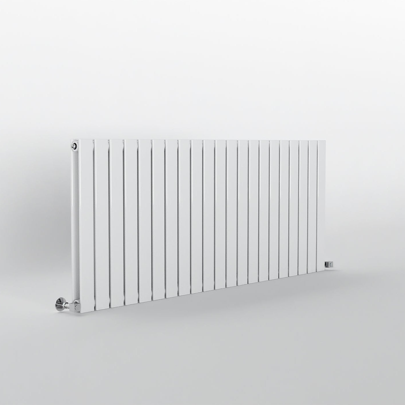 Flat White Horizontal Designer Radiator