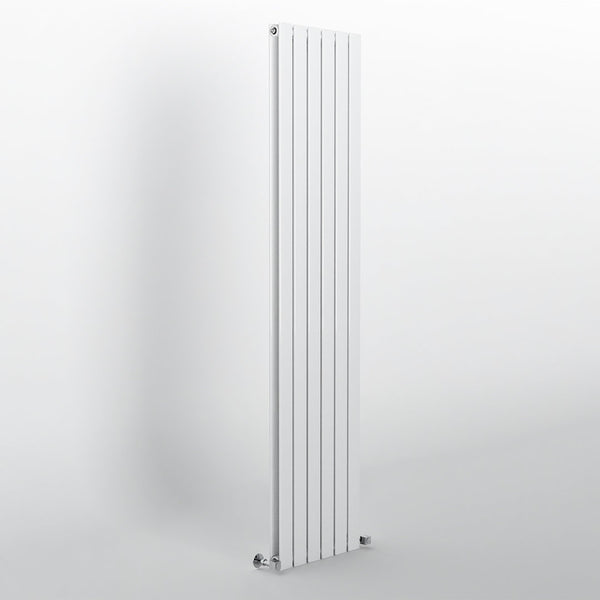 White Flat Panel Vertical Designer Radiator 1800 x 408mm (Double Panel)