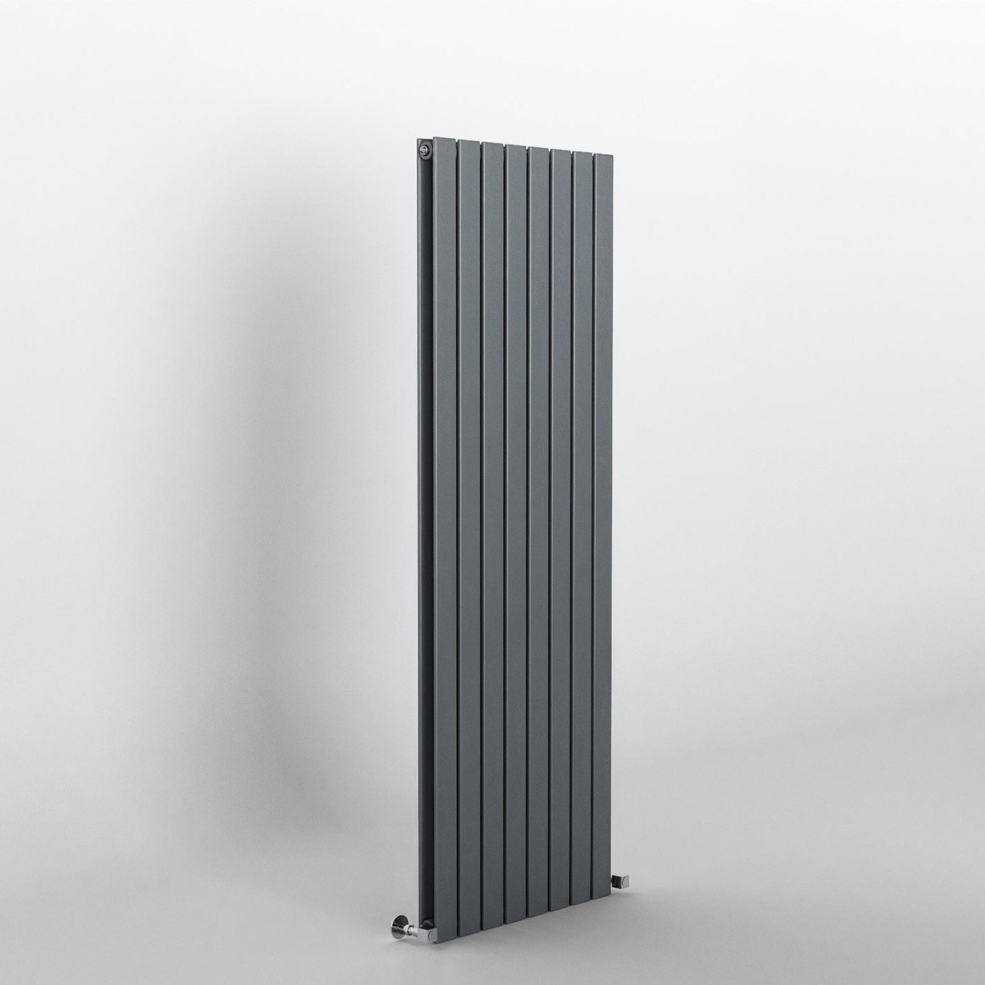 Flat Anthracite Grey Vertical Designer Radiator