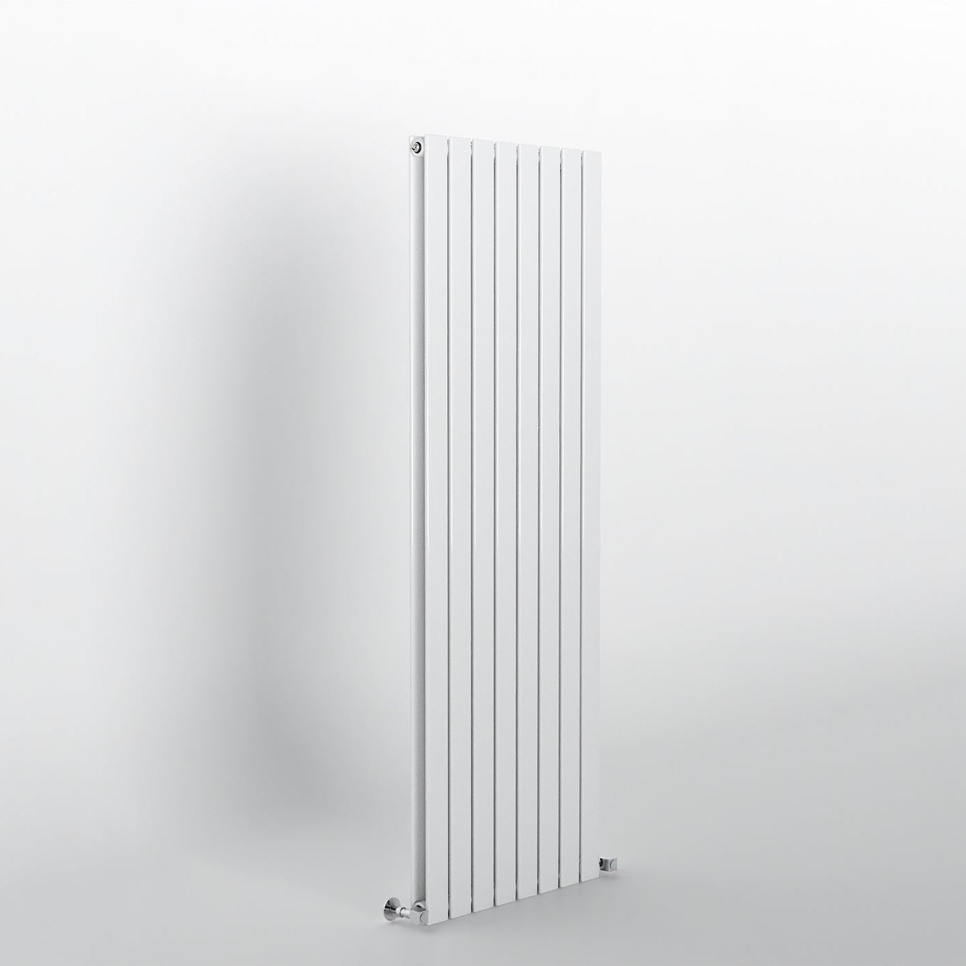 Flat White Vertical Designer Radiator
