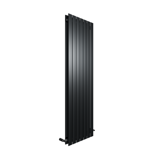 H1600mm x W408mm Double Flat Panel Anthracite Vertical Designer Radiator