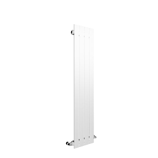 H1800mm x W544mm Double Flat Panel White Vertical Designer Radiator