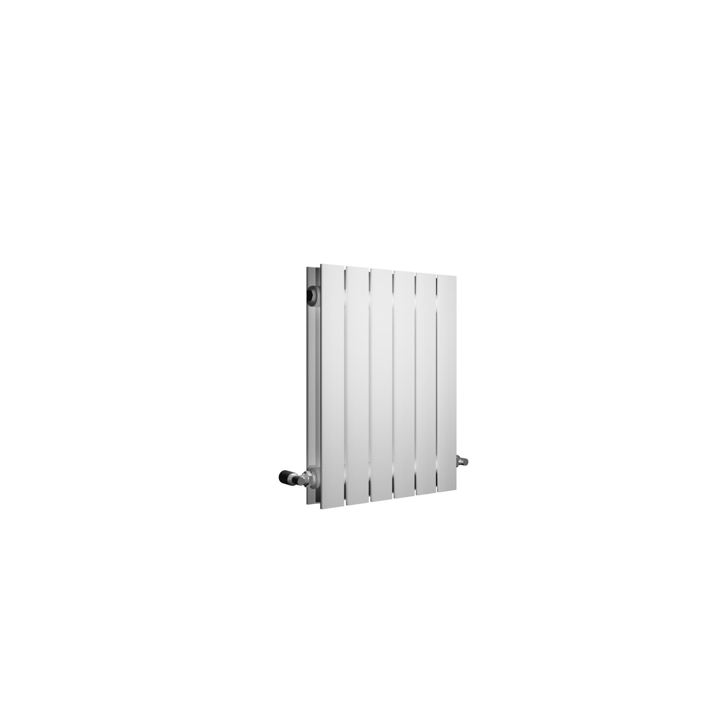 H600mm x W1428mm Double Flat Panel White Horizontal Designer Radiator