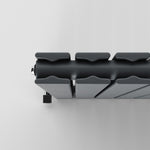 H600mm x W1020mm Double Flat Panel Anthracite Horizontal Designer Radiator