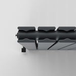 Anthracite Flat Panel Horizontal Designer Radiator 600 x 1156mm (Double Panel)