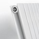 White Flat Panel Vertical Designer Radiator 1600 x 544mm (Double Panel)