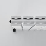 White Flat Panel Vertical Designer Radiator 1600 x 544mm (Double Panel)