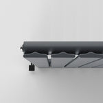 Anthracite Flat Panel Horizontal Designer Radiator 600 x 1428mm (Single Panel)