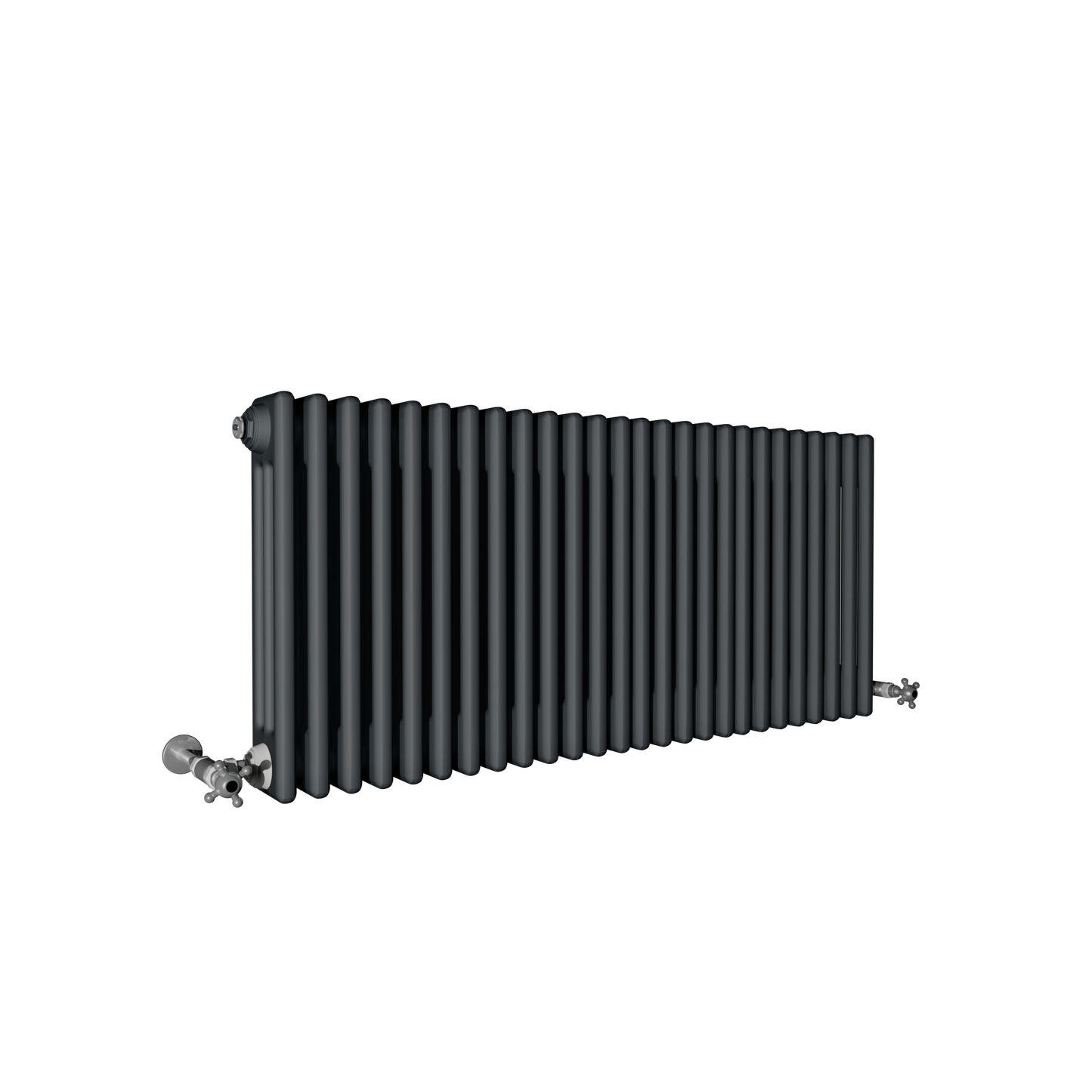 Traditional Column Anthracite Horizontal Radiator - Choice Of Width & Height