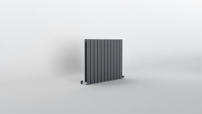 H600mm x W748mm Double Flat Panel Anthracite Horizontal Designer Radiator