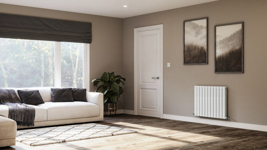 Flat White Horizontal Designer Radiator