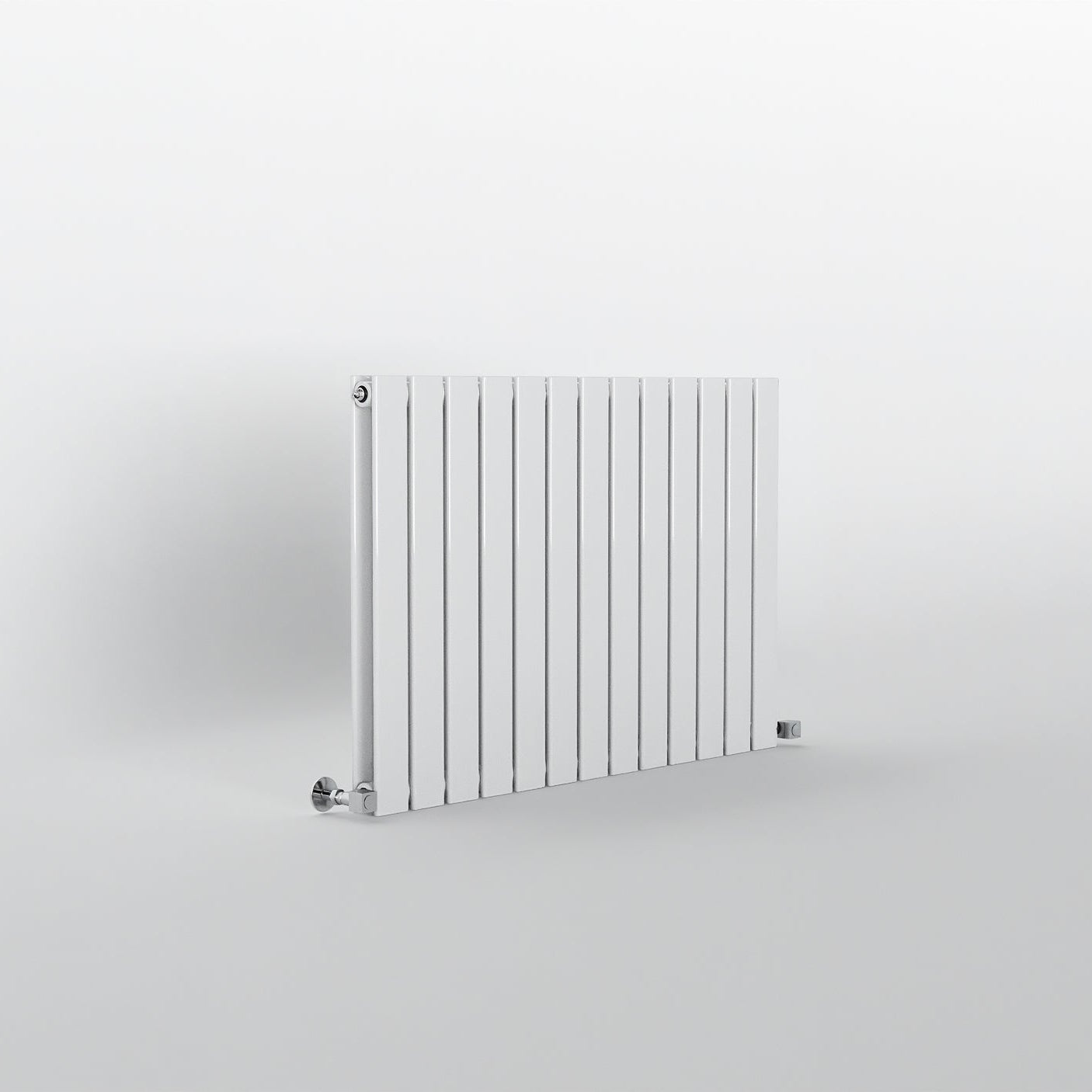 Flat White Horizontal Designer Radiator