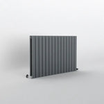 H600mm x W1020mm Double Flat Panel Anthracite Horizontal Designer Radiator