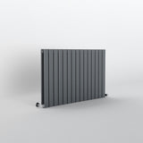 Anthracite Flat Panel Horizontal Designer Radiator 600 x 1020mm (Double Panel)