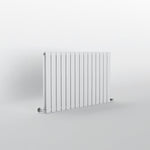 Flat White Horizontal Designer Radiator
