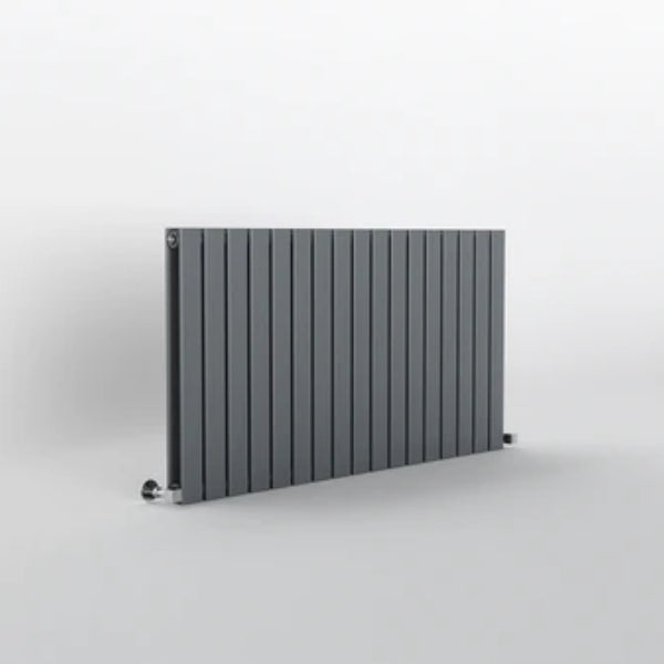 H600mm x W1156mm Double Flat Panel Anthracite Horizontal Designer Radiator