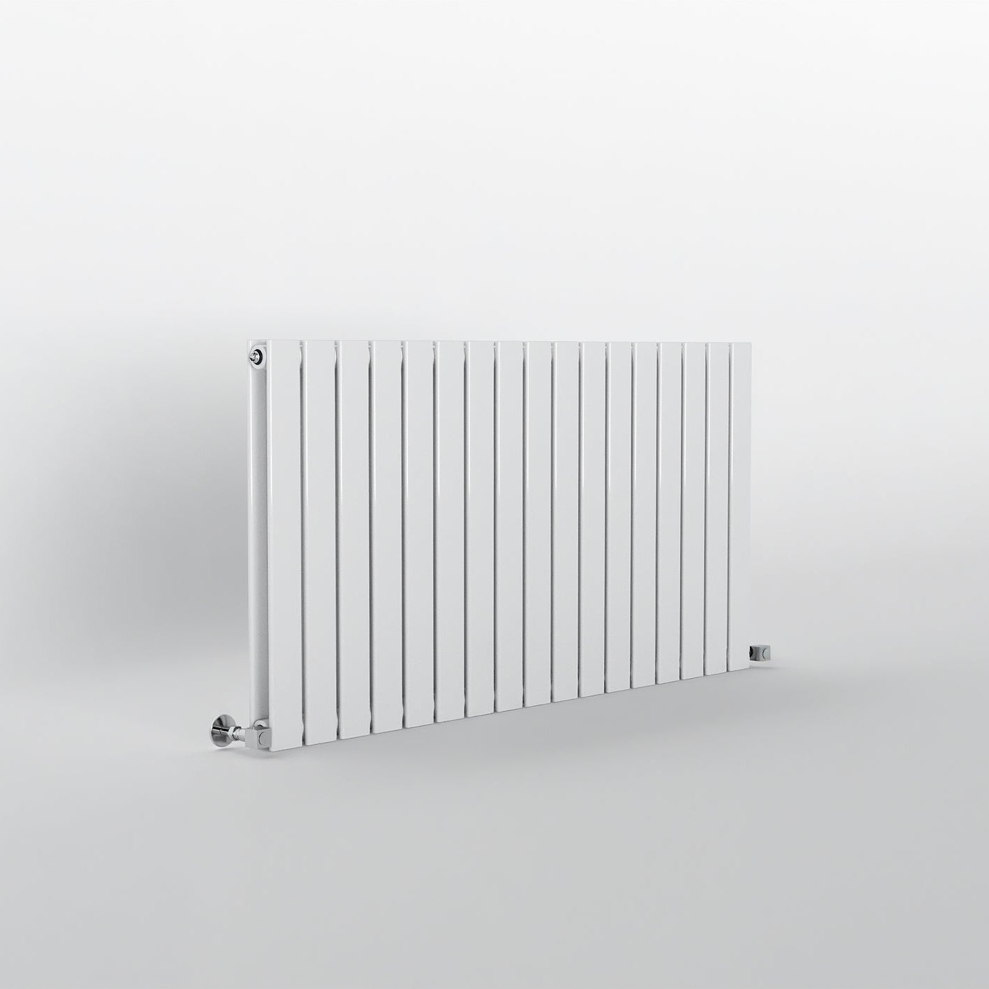 Flat White Horizontal Designer Radiator