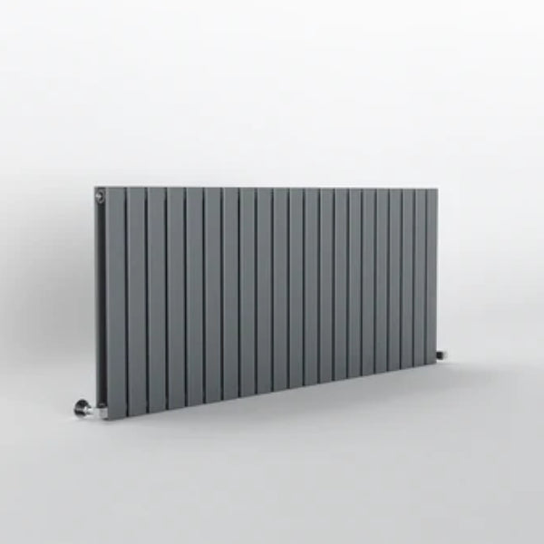 H600mm x W1428mm Double Flat Panel Anthracite Horizontal Designer Radiator