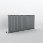 Flat Anthracite Grey Horizontal Designer Radiator