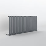 Anthracite Flat Panel Horizontal Designer Radiator 600 x 1428mm (Single Panel)