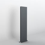 Flat Anthracite Grey Vertical Designer Radiator