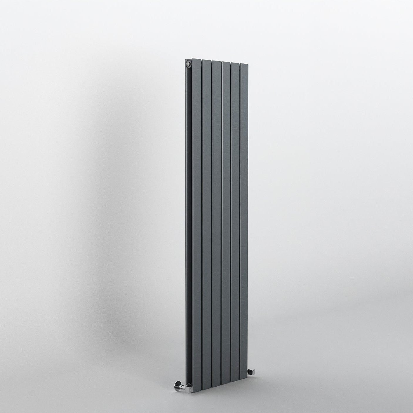 Flat Anthracite Grey Vertical Designer Radiator