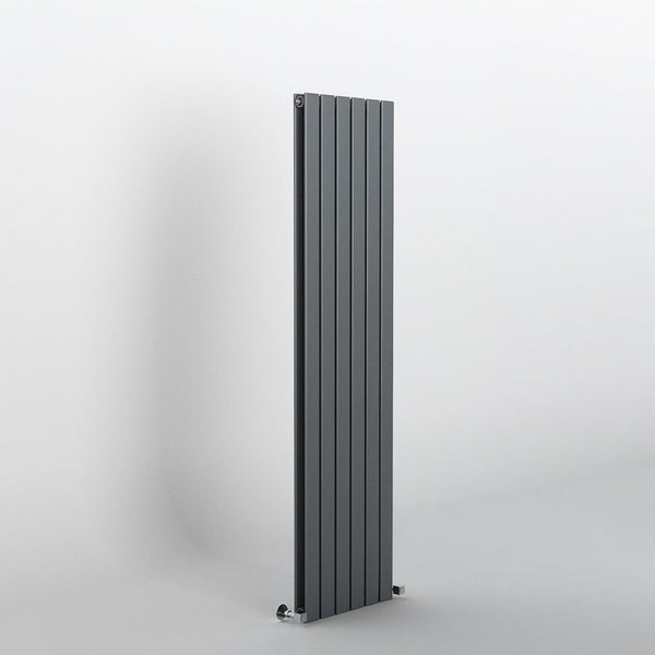 Anthracite Flat Panel Vertical Designer Radiator 1600 x 408mm (Double Panel)