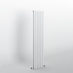 White Flat Panel Vertical Designer Radiator 1600 x 408mm (Double Panel)