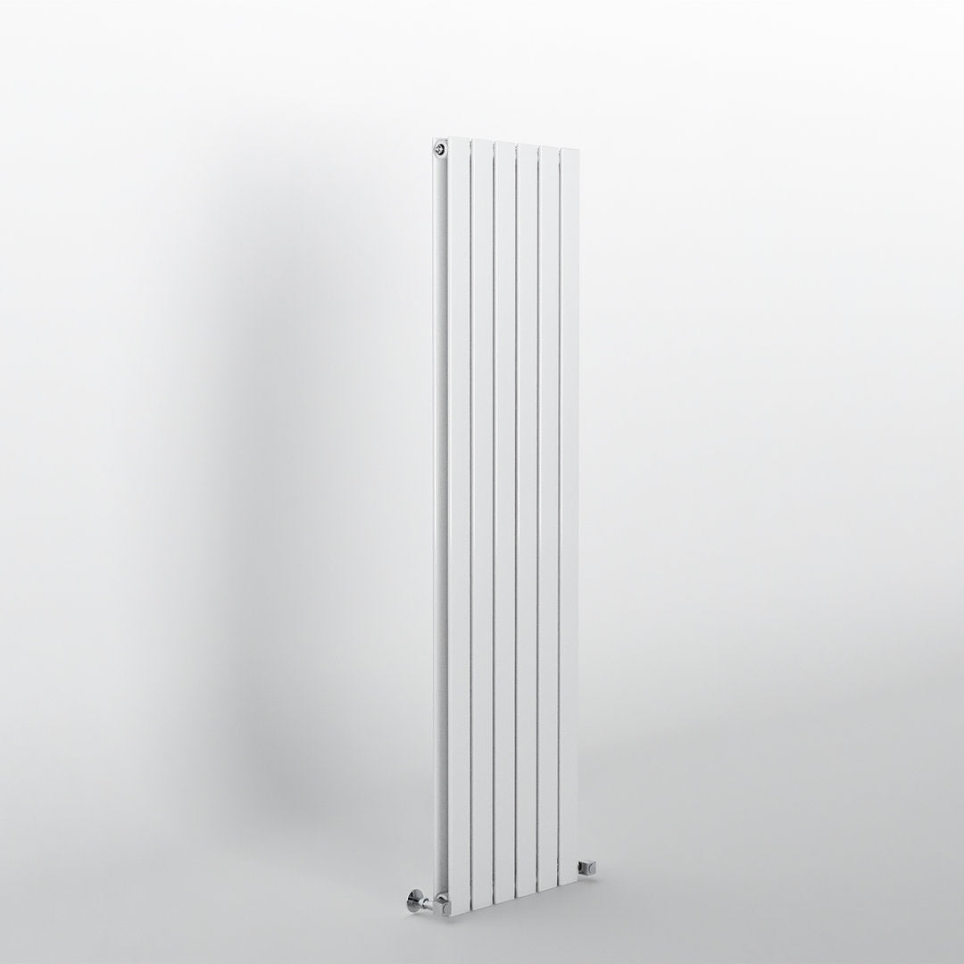 White Flat Panel Vertical Designer Radiator 1600 x 408mm (Double Panel)