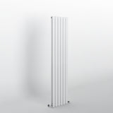 White Flat Panel Vertical Designer Radiator 1600 x 408mm (Double Panel)