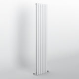 White Flat Panel Vertical Designer Radiator 1800 x 408mm (Double Panel)
