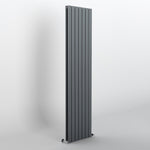Flat Anthracite Grey Vertical Designer Radiator