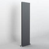 Anthracite Flat Panel Vertical Designer Radiator 1800 x 476mm (Double Panel)