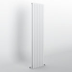 White Flat Panel Vertical Designer Radiator 1800 x 476mm (Double Panel)