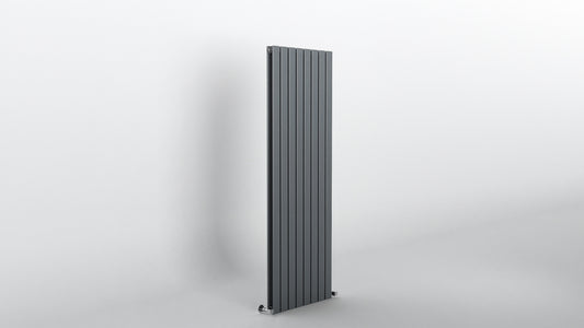 H1600mm x W544mm Double Flat Panel Anthracite Vertical Designer Radiator