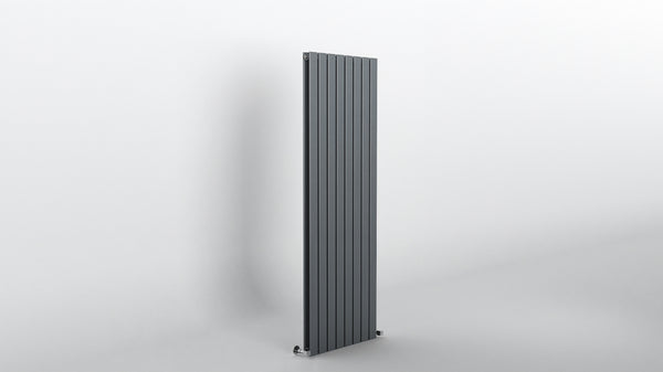 H1600mm x W544mm Double Flat Panel Anthracite Vertical Designer Radiator
