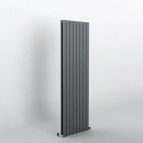 H1600mm x W544mm Double Flat Panel Anthracite Vertical Designer Radiator