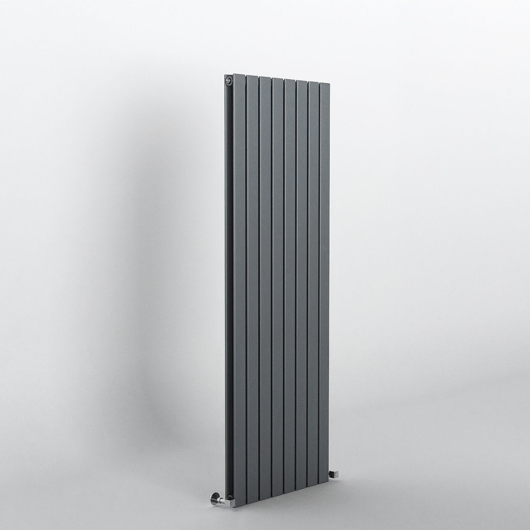 Anthracite Flat Panel Vertical Designer Radiator 1600 x 544mm (Double Panel)