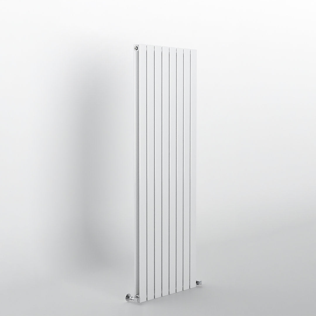 White Flat Panel Vertical Designer Radiator 1600 x 544mm (Double Panel)