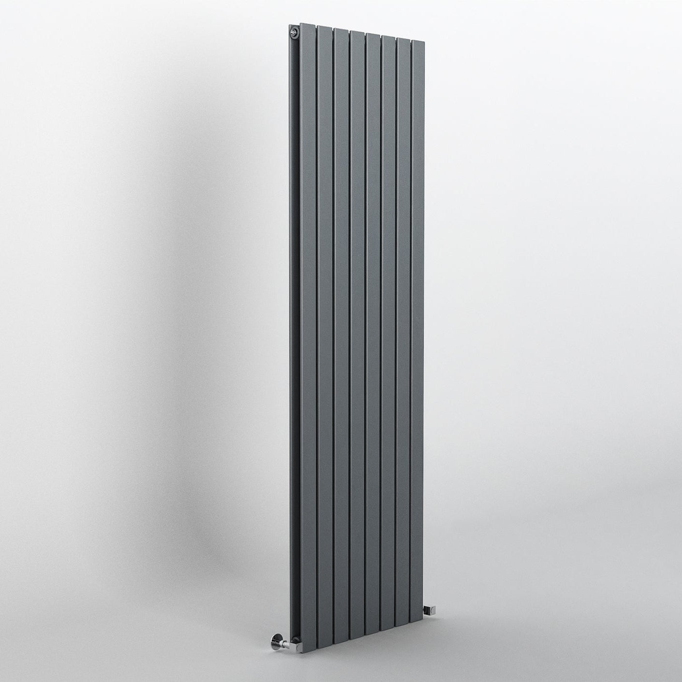 Flat Anthracite Grey Vertical Designer Radiator