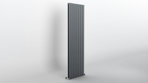 H1800mm x W544mm Double Flat Panel Anthracite Vertical Designer Radiator