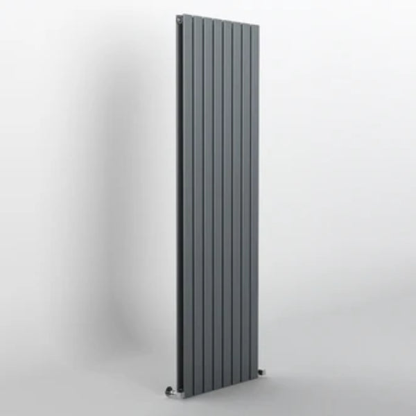 H1800mm x W544mm Double Flat Panel Anthracite Vertical Designer Radiator