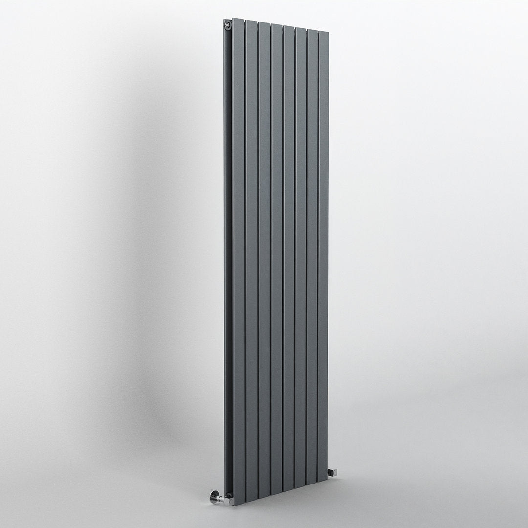 Anthracite Flat Panel Vertical Designer Radiator 1800 x 544mm (Double Panel)