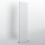White Flat Panel Vertical Designer Radiator 1800 x 544mm (Double Panel)